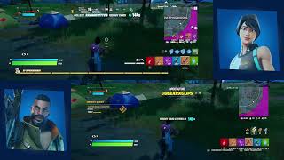 Fortnite completeing some refer a friend rewards an geting a win gameplay