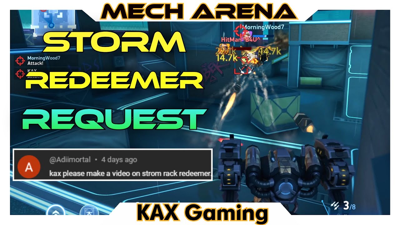 [HR12] Storm Rack Redeemer Build Request | -50% Cooldown Event👀- Mech ...
