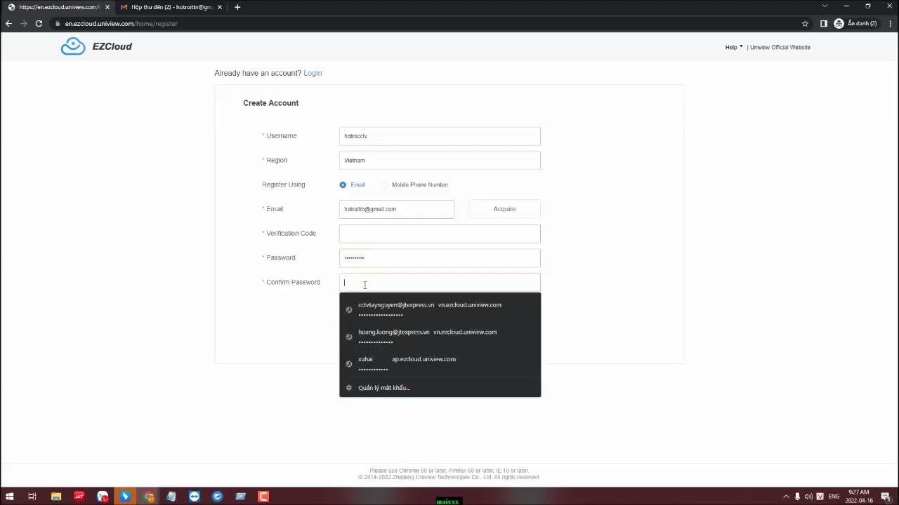 Hướng dẫn đăng ký xem CCTV YouTube
