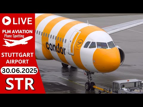 馃敶 LIVE Stuttgart Airport PLANESPOTTING - Close Up Apron Action