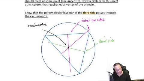 Perpendicular Bisectors of a Triangle are Concurrent Theorem & Proof