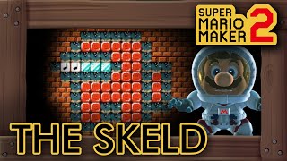 Super Mario Maker 2 - Mario Explores The Skeld (Among Us Level)