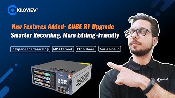 CUBE R1 Firmware Update: Independent Recording, MP4 Format & FTP Upload