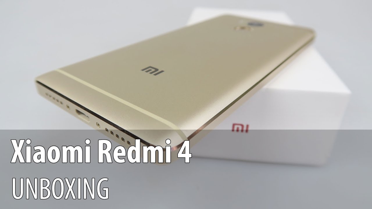 Xiaomi Redmi 4 Unboxing