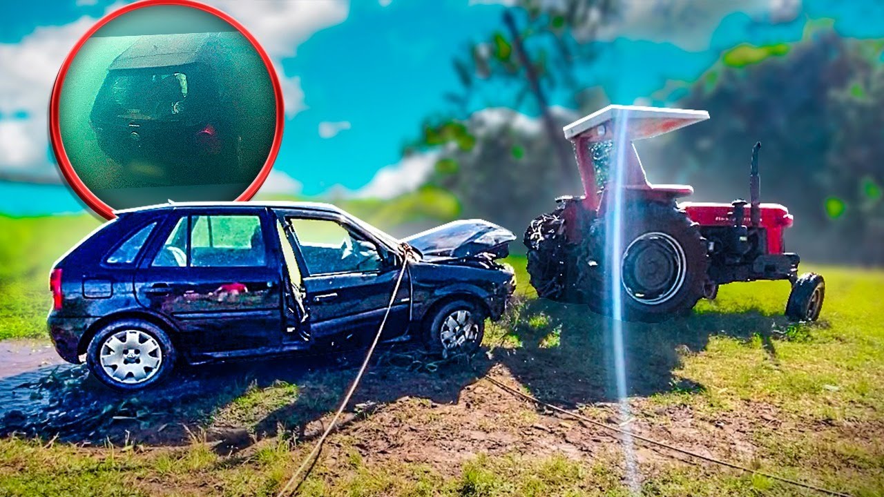 ESSE CARRO ESTAVA DENTRO DO RIO