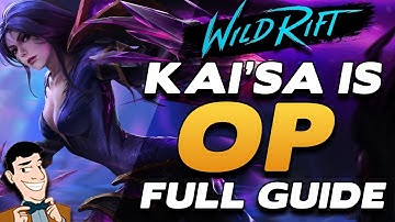 GODLIKE KAISA - Full Kaisa Build Guide! | S Tier ADC | Playing with VG PRO! LOL Wild Rift