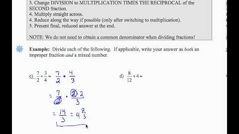 SWL4E5cd: Basic Arithmetic - Divide Fractions