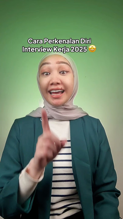 CARA PERKENALAN DIRI INTERVIEW KERJA #tipskerjavina