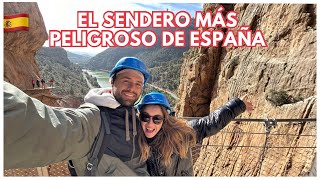 EL CAMINO MÁS PELIGROSO DE ESPAÑA 😳🇪🇸 #caminitodelrey #españa #spain #andalucia #trekking