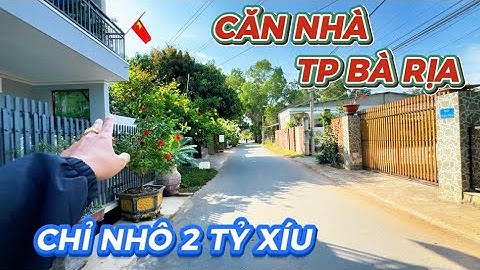 Gần Công viên-Bệnh viện Bà Rịa Cách Vũng Tàu 18km hạ giá bán nhanh #nhadatbaria #nhadep #batdongsan