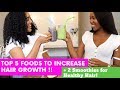 Top 5 foods to increase hair growth & stop hair loss |   2 Hair Growth Smoothies