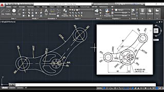 AutoCAD 2D Basic Drawing Practice Tutorial -14