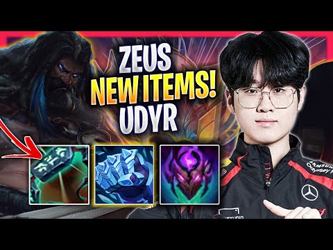 ZEUS TRIES UDYR WITH NEW ITEMS! - T1 Zeus Plays Udyr TOP vs Dr. Mundo! | Season 2024