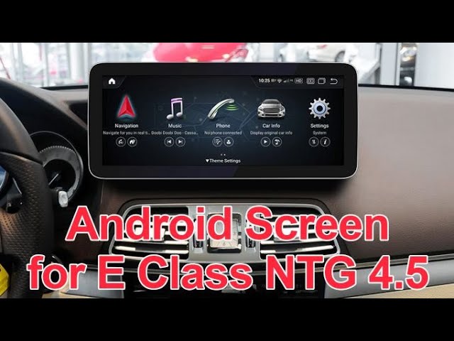 Install Mercedes E Class W212 NTG 4.0 and 4.5 Android screen 