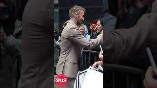 David Beckham Signs Autographs At The “Good Morning America” Show In New York City - 16 May 2024