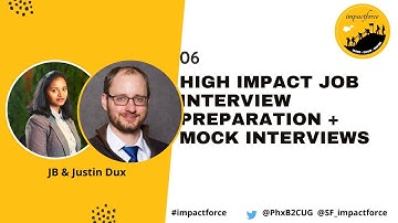 06 Job Interview Preparation Tips and Mock Interviews