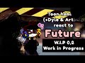 Toon handler (+Dyle and Arthur) react to Future || W.I.P. 0,2!! /Dandy world reaction video
