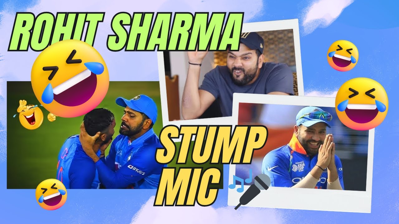 Thank you Rohit Sharma | Fun Moments with stump mic | Hilarious 😂 | Pujji Bhaag ... 🤪 | 