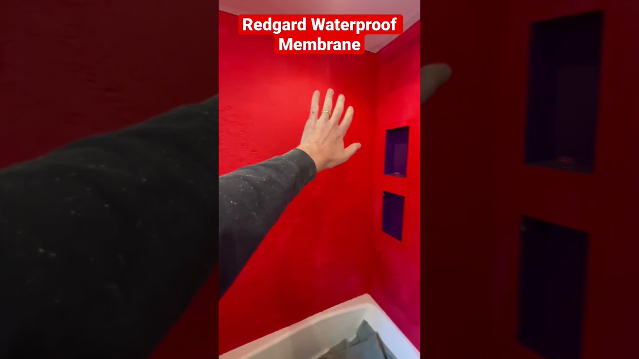 Redgard Waterproof Membrane Bathroom Renovation Plumber Handyman Shower