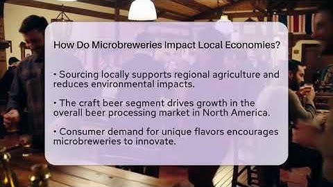 How Do Microbreweries Impact Local Economies? | The Pint Guy