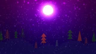 Christmas Night | Christmas Snow | Moon Light | New Year 2022 | Moving Background | Animated Bg | bg screenshot 4