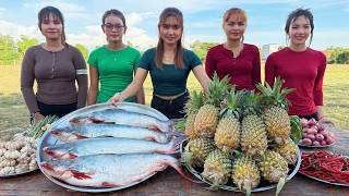 Amazing cooking fish and pineapple deep fried recipe