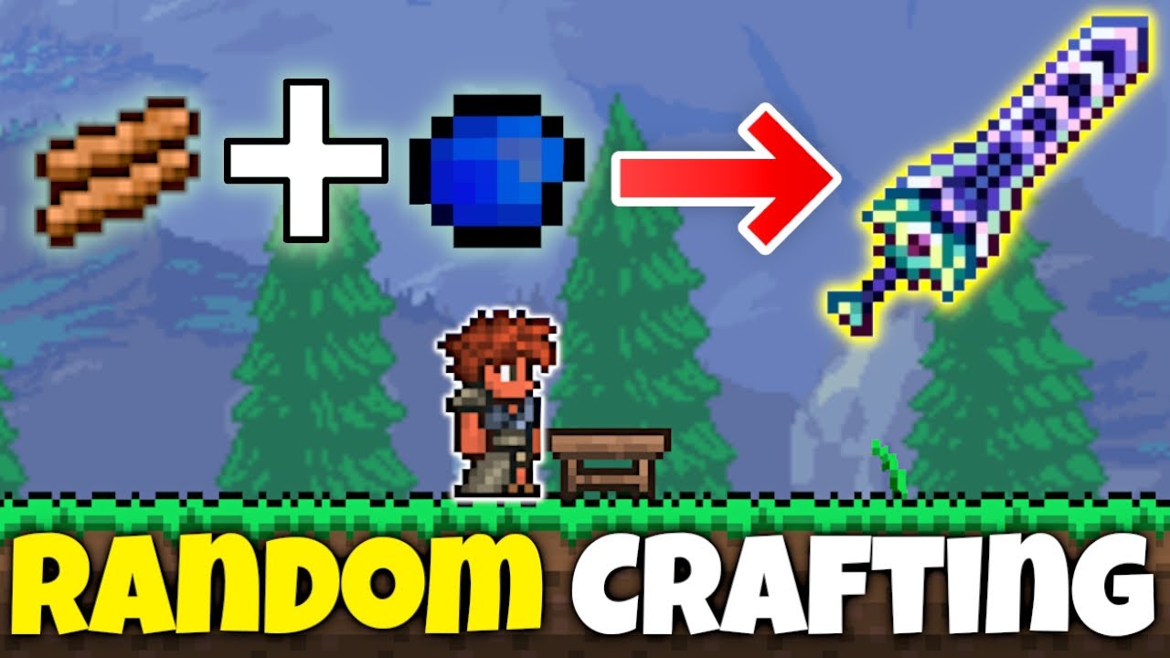 Can I Beat Terraria With Crafting Recipe Randomised? YouTube