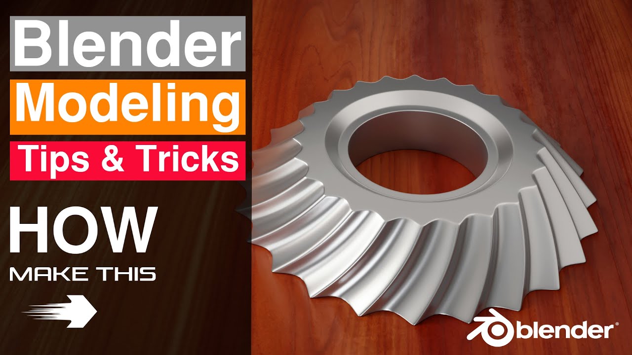 Subdivision Modeling Blender | Make A Mechanical Design | Blender ...