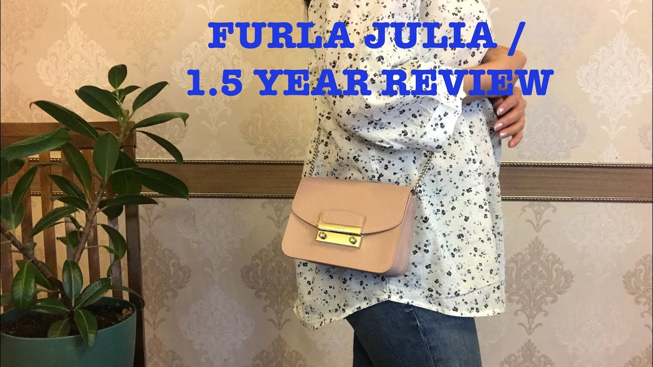 gesponsord hulp in de huishouding Oprichter FURLA / MY JULIA BAG / 1.5 YEAR REVIEW / WEAR & TEAR - YouTube