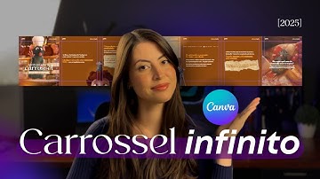 COMO FAZER CARROSSEL *CONTÍNUO/INFINITO* com o CANVA - Passo a passo [2025]