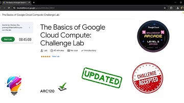 The Basics of Google Cloud Compute: Challenge Lab || [ARC120] || Solution