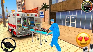 Ambulance City Rescue Simulator 3D Game | 911 Emergency Ambulance Driving Gameplay #ambulance  screenshot 1