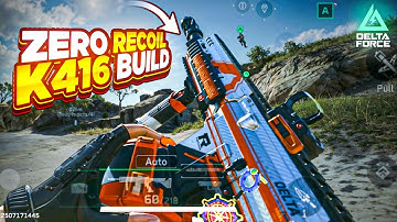 Best Zero Recoil K416 Build💥CYCLONE Map High Kills Gameplay | Delta Force Mobile