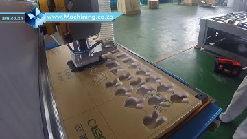 EasyRoute Heavy Duty CNC Router with Linear Automatic Tool Change ATC Tested on 16mm Perspex Cutting