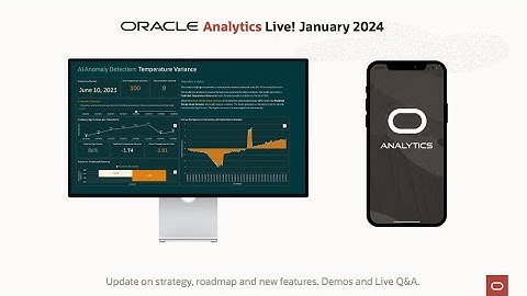 Oracle Analytics Live! Webinar - January 2024 Edition