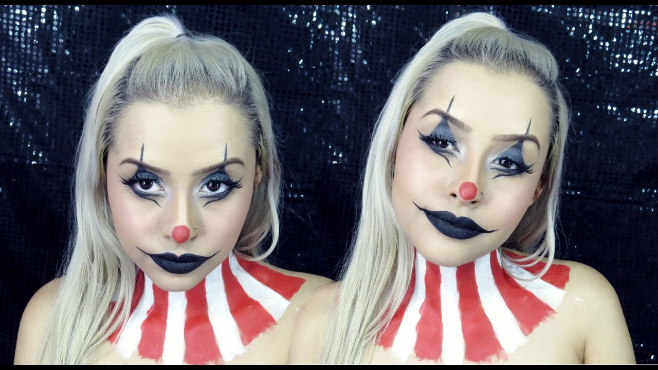 Maquillage Clown  Maquiagem de halloween simples, Maquiagem