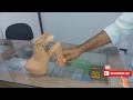 APRENDA COMO CORTAR, CERRAR OU REDUZIR SALTO DE SAPATOS FEMININO...learn to cut and reduce heel