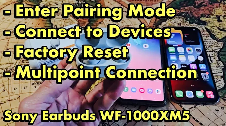 Sony earbuds WF-1000XM5: How to Enter Pairing Mode, Factory Reset & Connect 2 Devices