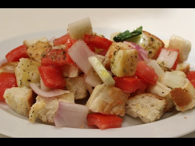 Bread And Mixed Vegetable Salad