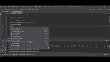 Lesson 41 Create XML Part 3.  Python Programming.