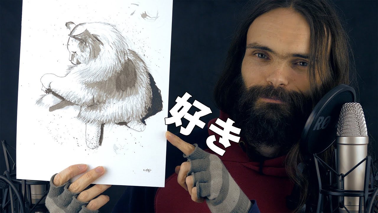 日本語 asmr:猫の絵についてゆっくりと囁きます（よく寝る声になるそうです）