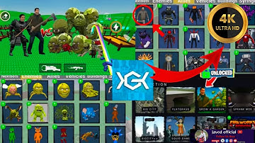 Nextbots in playground mod updated new axeman new map and titans lin gang melon😯 chasing nextbots🔥