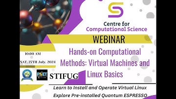 C2S Webinar July 2024 - Hands-on Computational Methods: Virtual Machines and Linux Basics