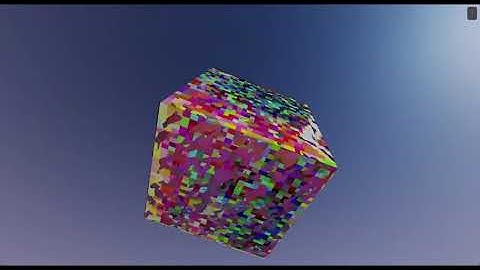 Tewz - Glitch Cube (CryptoVoxels 2022)