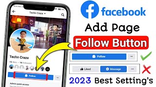How To Add Follow Button On Facebook Page | Fb Page Se Like Button Remove Kaise Kare | Page Follow