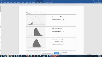 Normal Distribution Using TI Nspire 1