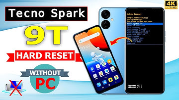Forgot Screen Lock? Tecno Spark 9t (KH6) Delete Pin/Pattern/Password Lock 🔥 Tecno KG7h Hard Reset ✅