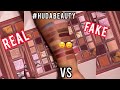 Testing Fake Huda Beauty Pallet|Real vs Fake #hudabeautynudereview