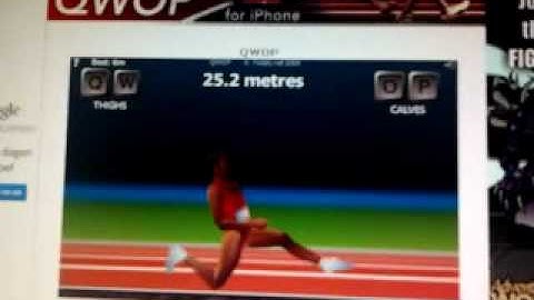 Epic Qwop record!