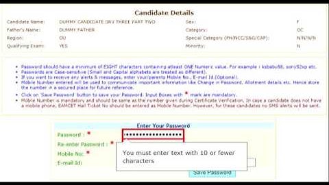 IE Settings for APICET Option Entry